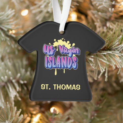 US Virgin Islands St Thomas USVI Christmas Ornament