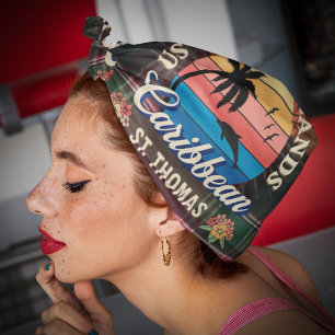 US Virgin Islands St. Thomas USVI Madras Caribbean Bandana