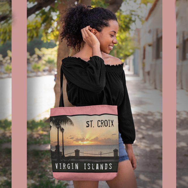  US Virgin Islands Sunset USVI St. Croix Tropical Tote Bag (Creator Uploaded)