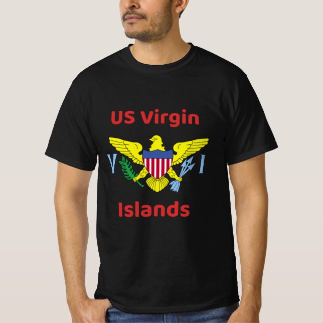 US Virgin Islands  T-Shirt (Front)
