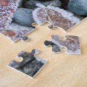 Us, Wa, Bainbridge Island. Early Morning Frost 2 Jigsaw Puzzle (Side)