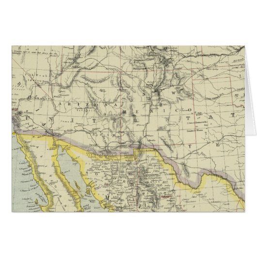 US West, Mexico North Cards (Front Horizontal)