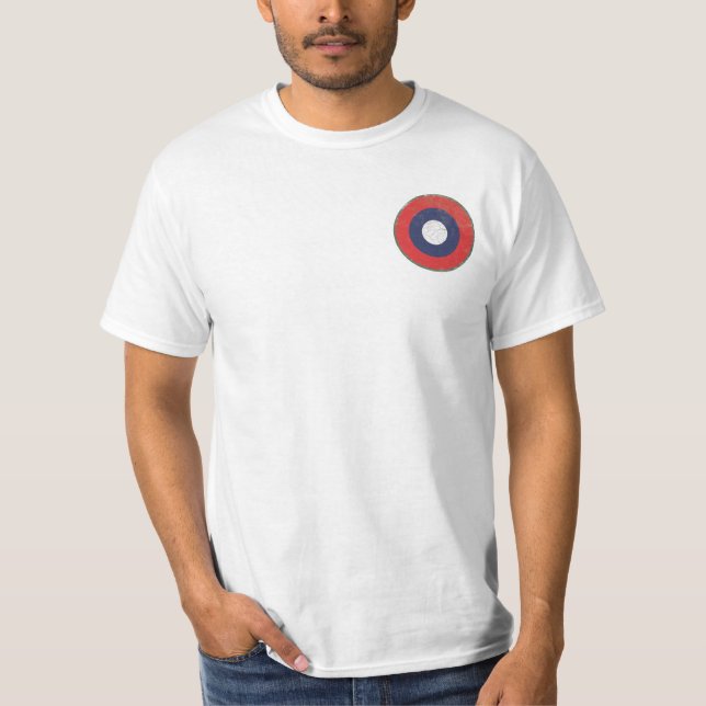 US WWI EDDIE RICKENBACKER AIRCRAFT MARKINGS T-Shirt (Front)