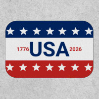USA 1776 2026 250th Anniversary Red White Blue