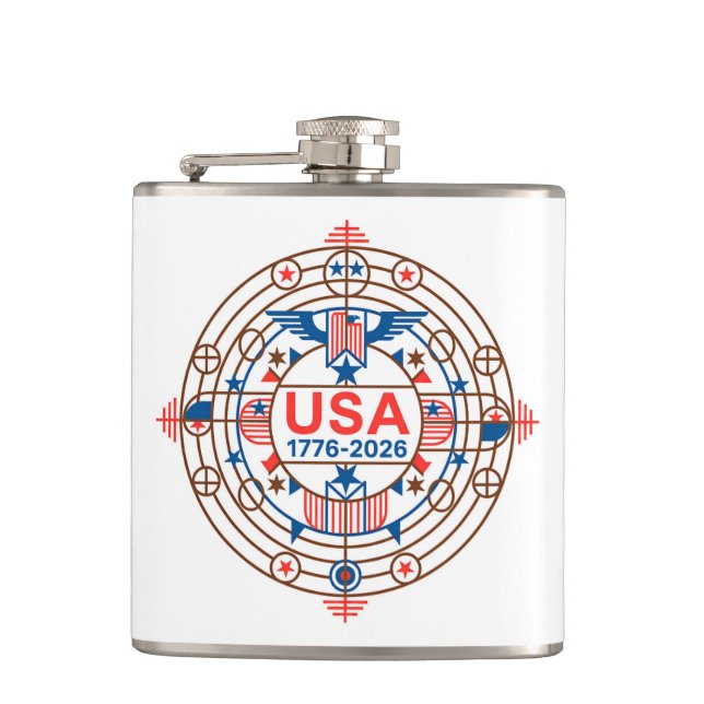 USA 1776-2026 FLASK (Front)
