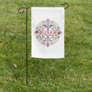 USA 1776-2026 GARDEN FLAG