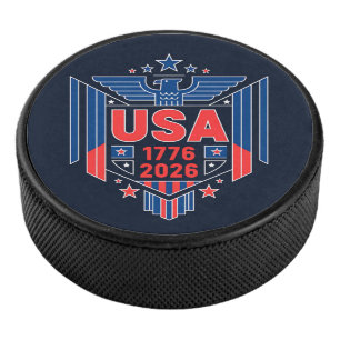 USA 1776-2026 HOCKEY PUCK