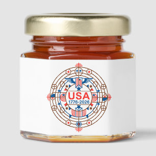 USA 1776-2026 HONEY JAR FAVORS