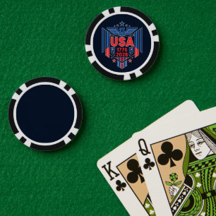 USA 1776-2026 POKER CHIPS