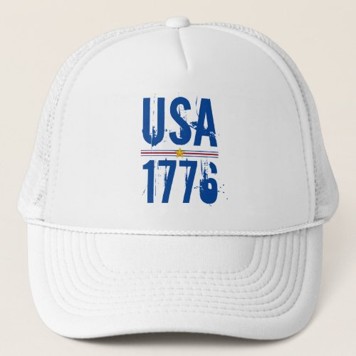 USA 1776 TRUCKER HAT