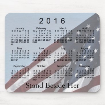 USA 2016 Flag Calendar by Janz Mousepad USA 2016 Flag Calendar by Janz Mousepad