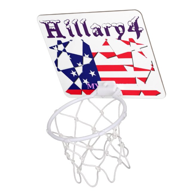 USA 2016 Hillary Practice Office Basketball fans Mini Basketball Hoop (Above)