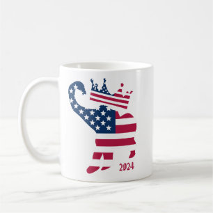 USA 2024 Presidential Election Republican Elephant Coffee Mug