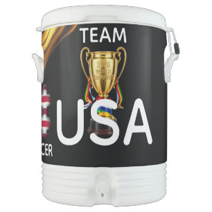 USA 2026 Global Games: Gold Trophy & Jersey 9 Beverage Cooler