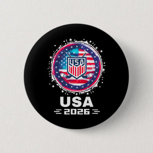 Usa 2026 Hockey American Flag Women Men Kids Hocke Button