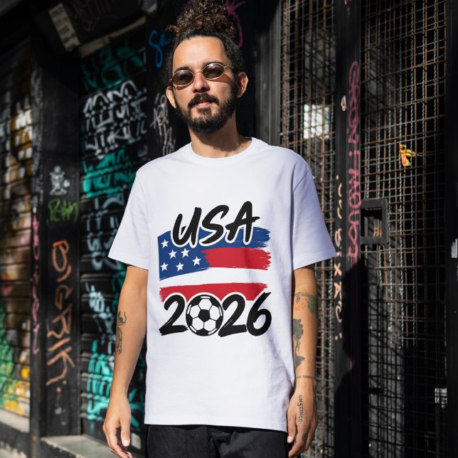USA 2026 Soccer Design T-Shirt (Creator Uploaded)