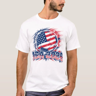 USA 2026 Vintage Soccer T-Shirt |  Football