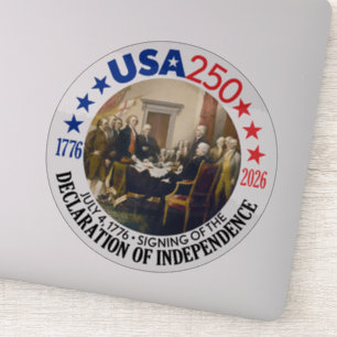 USA 250 - 1776-2026 - Declaration of Independence Sticker