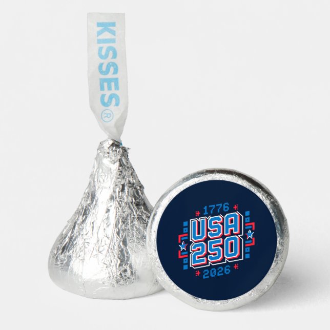 USA 250 – 1776 to 2026 Pixel Art Hershey®'s Kisses® (Front)