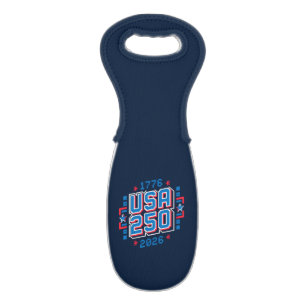 USA 250 – 1776 to 2026 Pixel Art Wine Bag