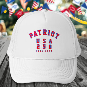 USA 250 America's Anniversary Add Name 4th of July Trucker Hat