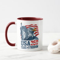 USA 250 America's Semiquincentenl Liberty & Eagle