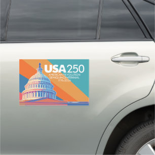USA 250 Birthday Capital - America Celebration Car Magnet