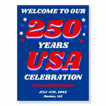 USA 250 Commemorative Welcome