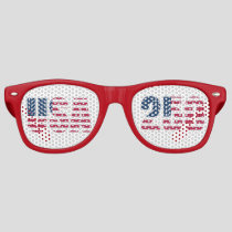 USA  250 in American Flag Party Sunglasses