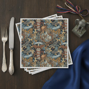USA 250 Liberty Art Nouveau Pattern ID1302 Paper Dinner Napkins