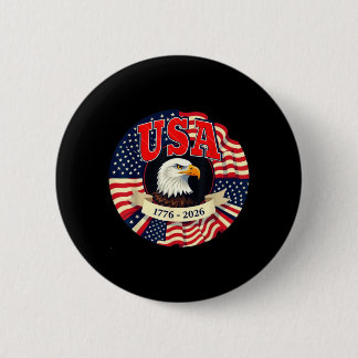 Usa 250 Patriotic Anniversary Celebration Button