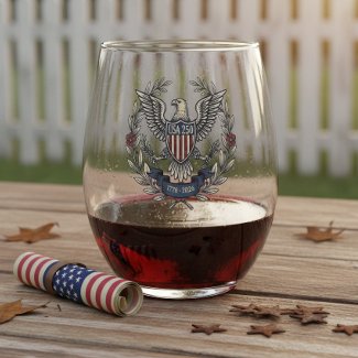USA 250 Patriotic Eagle Heritage Motif ID1299