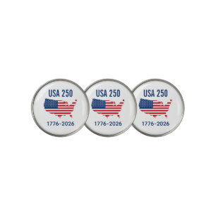 USA 250 Semiquincentennial Golf Ball Marker