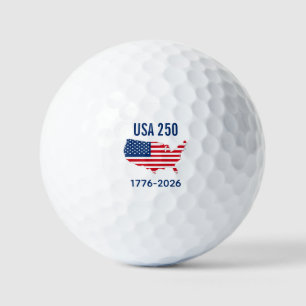 USA 250 Semiquincentennial Keepsake Golf Balls
