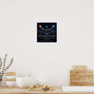 USA 250 Years, 1776–2026 Patriotic Independence Poster
