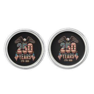 USA 250 Years 250th Anniversary Flag US Cufflinks
