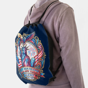 USA 250 years 4th of July 1776-2026 Drawstring Bag