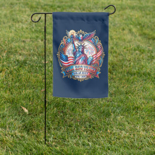USA 250 years 4th of July 1776-2026 Garden Flag