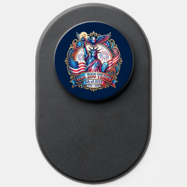 USA 250 years 4th of July 1776-2026 PopSocket (Popsocket)