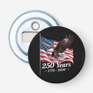 USA 250 Years Eagle 1776-2026 Flag Bottle Opener