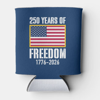 USA 250 Years of Freedom Can Cooler
