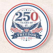 USA 250 Years Of Freedom Patriotic Eagle Design