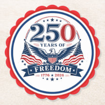 USA 250 Years Of Freedom Patriotic Eagle Design