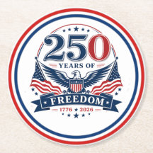 USA 250 Years Of Freedom Patriotic Eagle Design