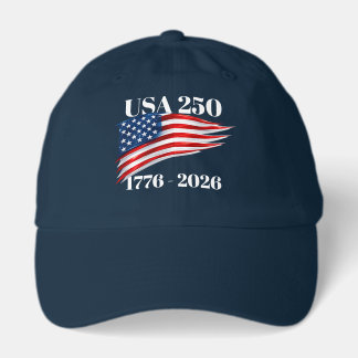 USA 250 Years of Independence 1776 2026 Hat
