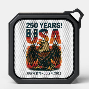 USA 250 Years – Patriotic Bald Eagle July 4th 2026 Bluetooth Speaker