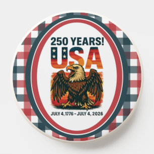 USA 250 Years – Patriotic Bald Eagle July 4th 2026 PopSocket