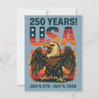 USA 250 Years – Patriotic Bald Eagle July 4th 2026