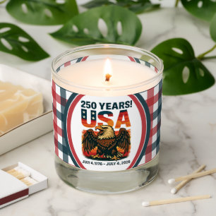 USA 250 Years – Patriotic Bald Eagle July 4th 2026 Scented Candle