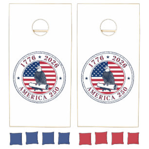 USA 250th Anniversary 1776-2026 Cornhole Set